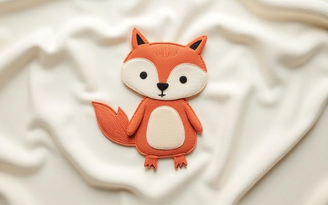 Whimsical animal embroidery transforming a worn child's blanket into a keepsake art piece